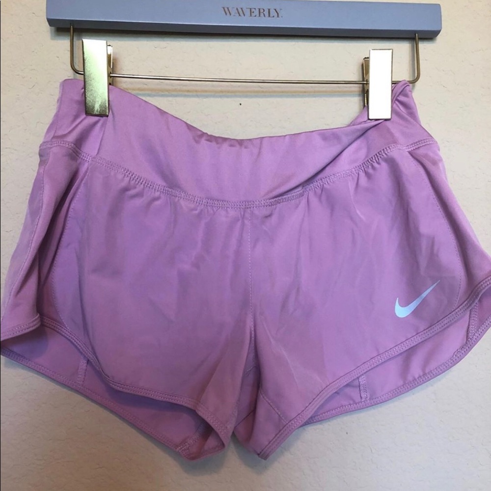 pink nike shorts